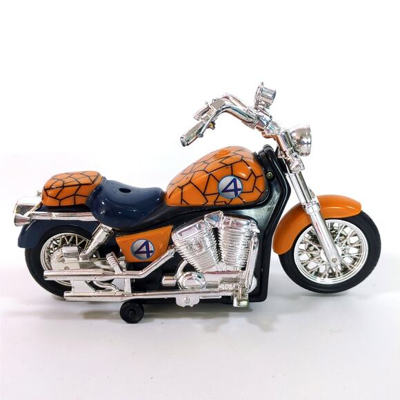 Marvel Fantastic Four The Thing Battery Powered Motorcycle Toy Biz 2005 - Picture 4 of 7